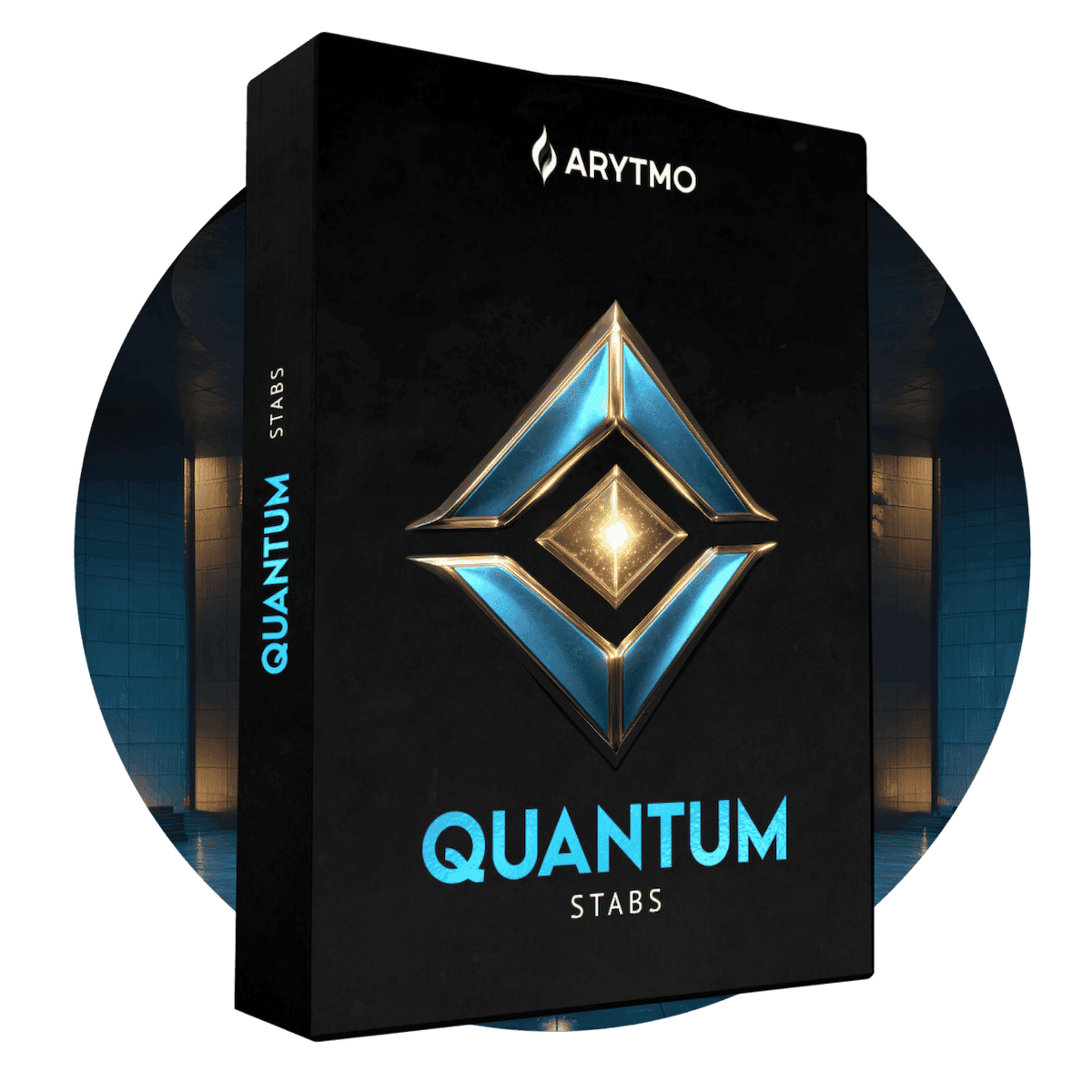 Arytmo Quantum Stabs product packaging with geometric design and brand name.